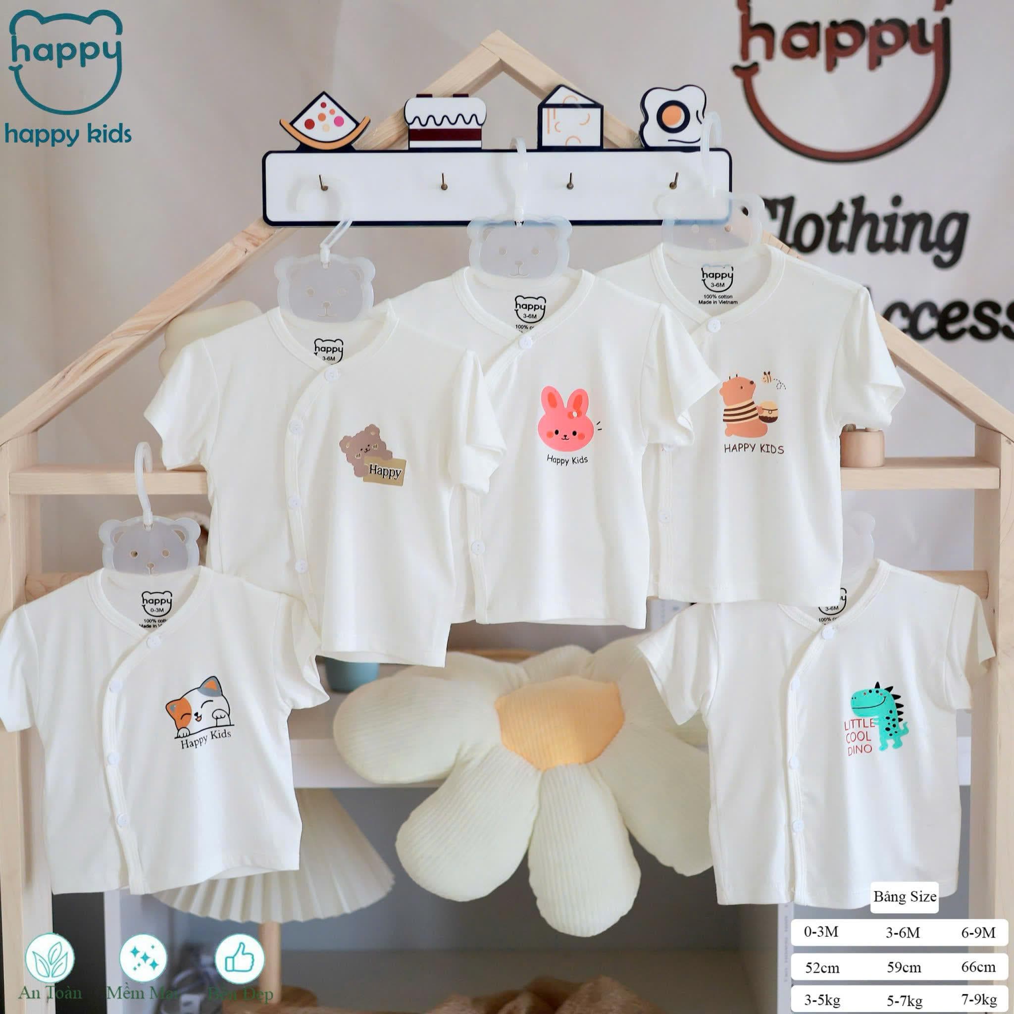 Combo 3-5 áo Cộc Tay chất liệu Pettit mềm mại