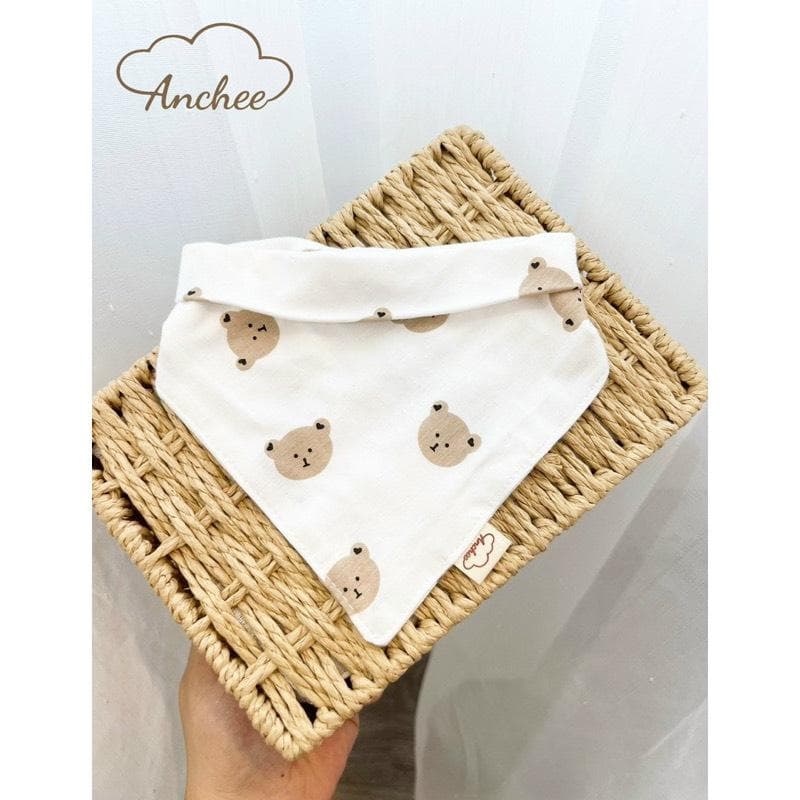 Sét 5 - Yếm Sợi Tre Petit Cao Cấp Cho Bé Có Cúc Bấm Trắng Hoạ Tiết - ảnh 4