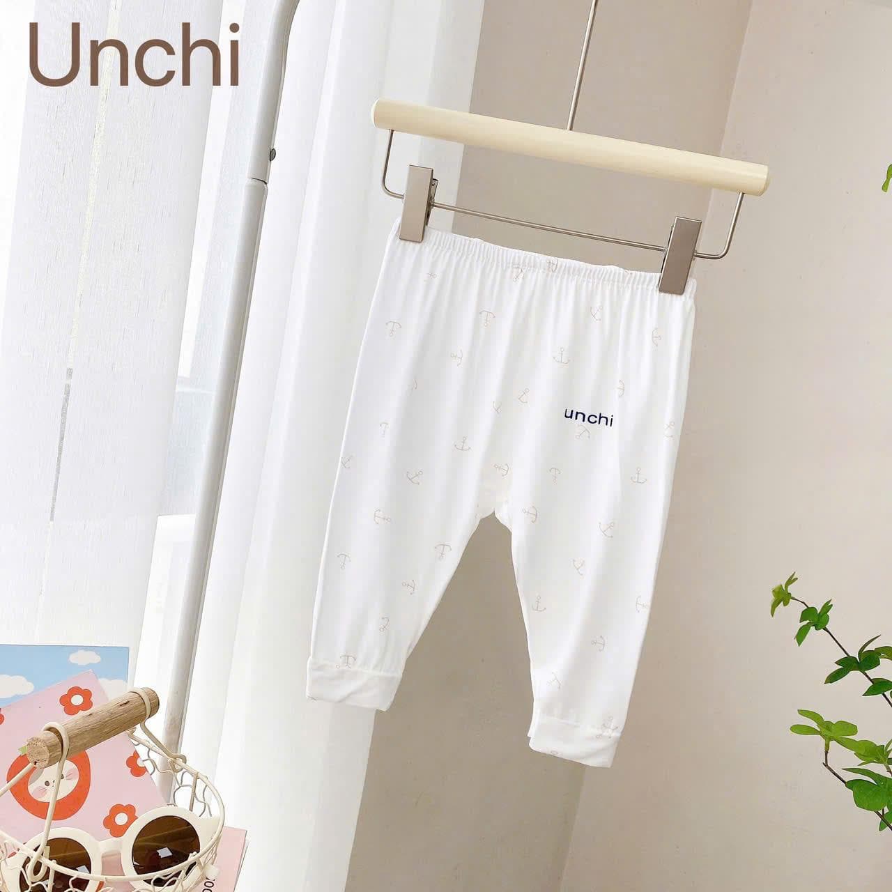 Combo 3 Quần Dài Sơ Sinh Unchi Vải Pettit Mềm Mịn Mát Có Đáp Đũng - ảnh 6