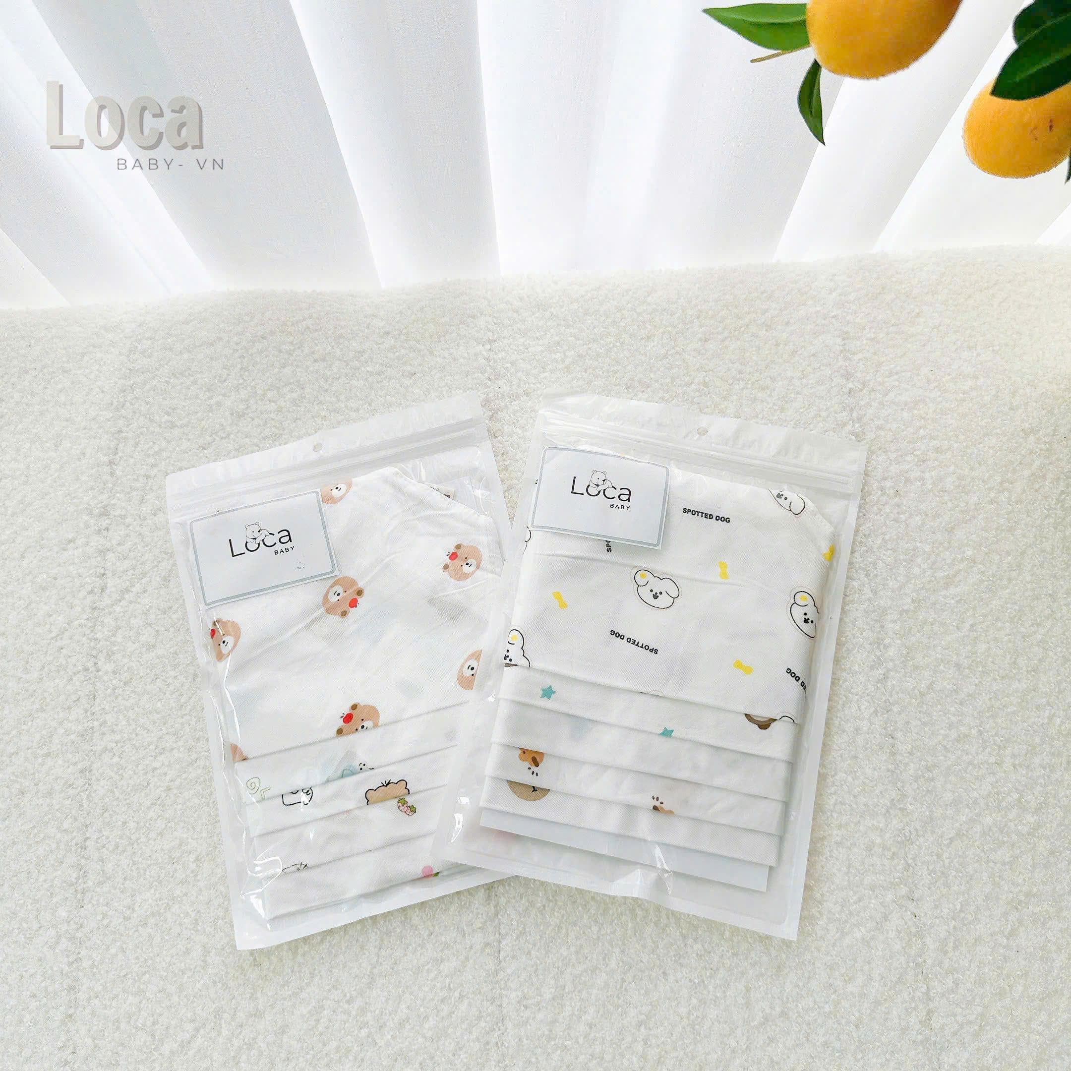 Sét 5 Yếm Tam Giác PETTIT - Khăn Quàng Cổ Chất Petit Có Cúc Bấm Mềm, Mịn Cho Bé Sơ Sinh-2 tuổi - ảnh 5