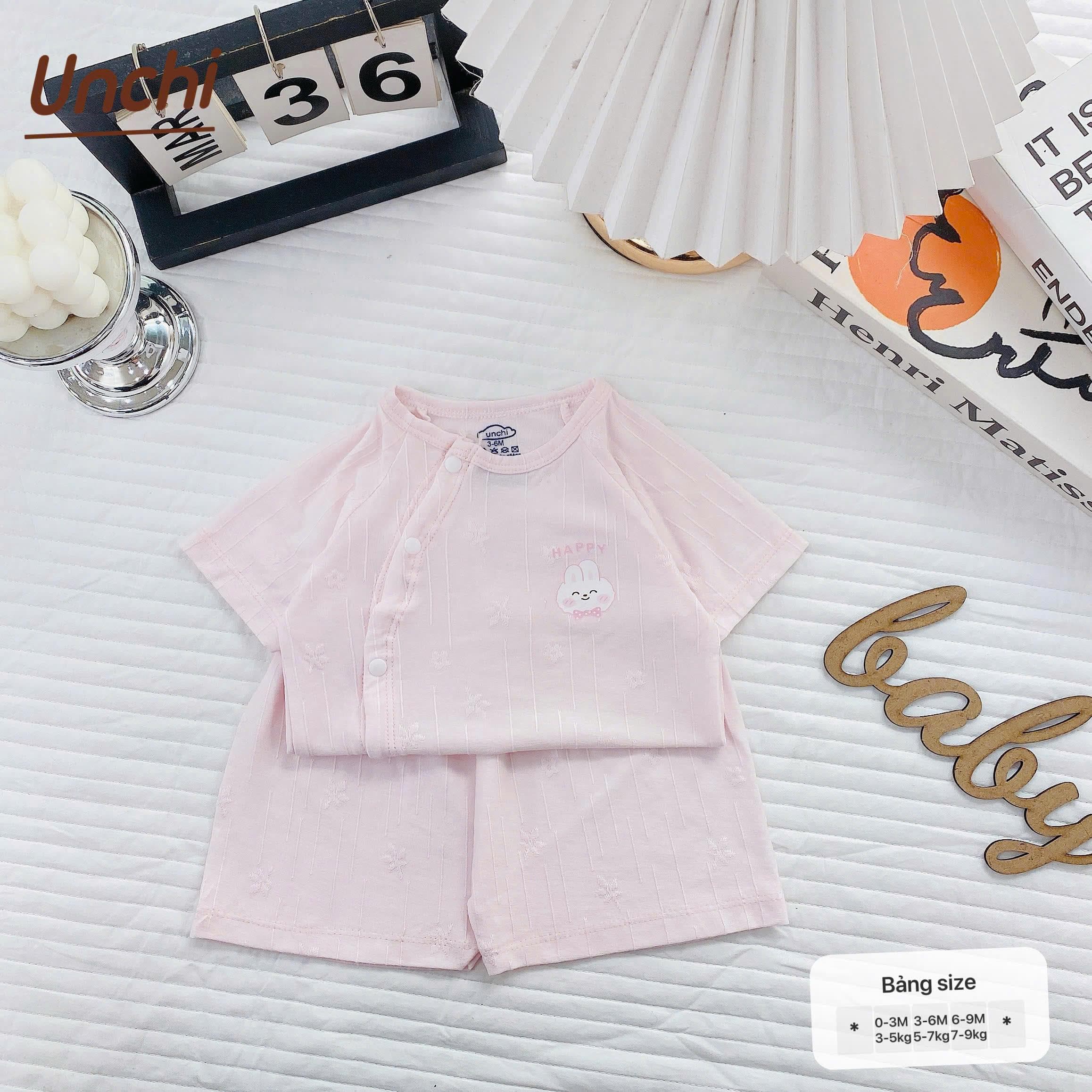 Bộ Cộc Tay Thông Hơi Unchi chất liệu pettit - ảnh 4