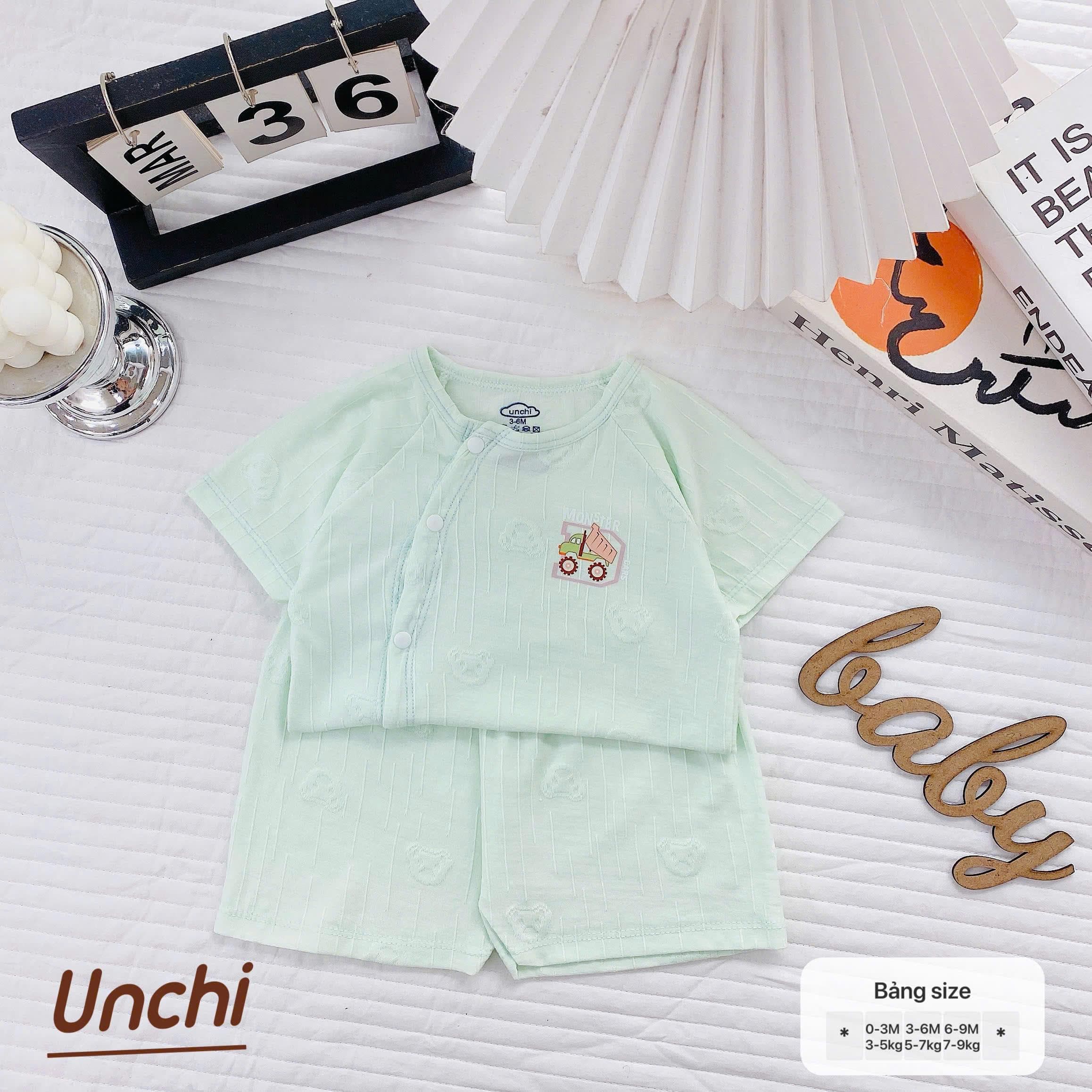 Bộ Cộc Tay Thông Hơi Unchi chất liệu pettit - ảnh 6