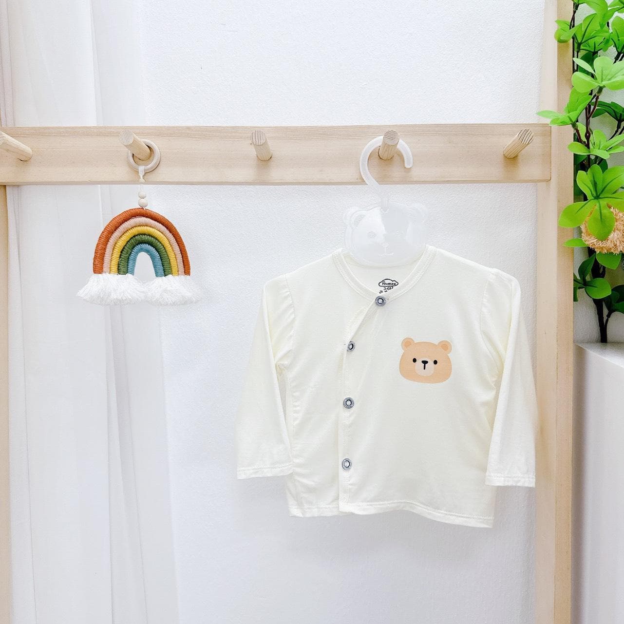 Combo 3-5 Áo Rời Dài Tay Pettit Cao Cấp Cho Bé Sơ Sinh - Chất Cotton Siêu Mềm, Mát - ảnh 4