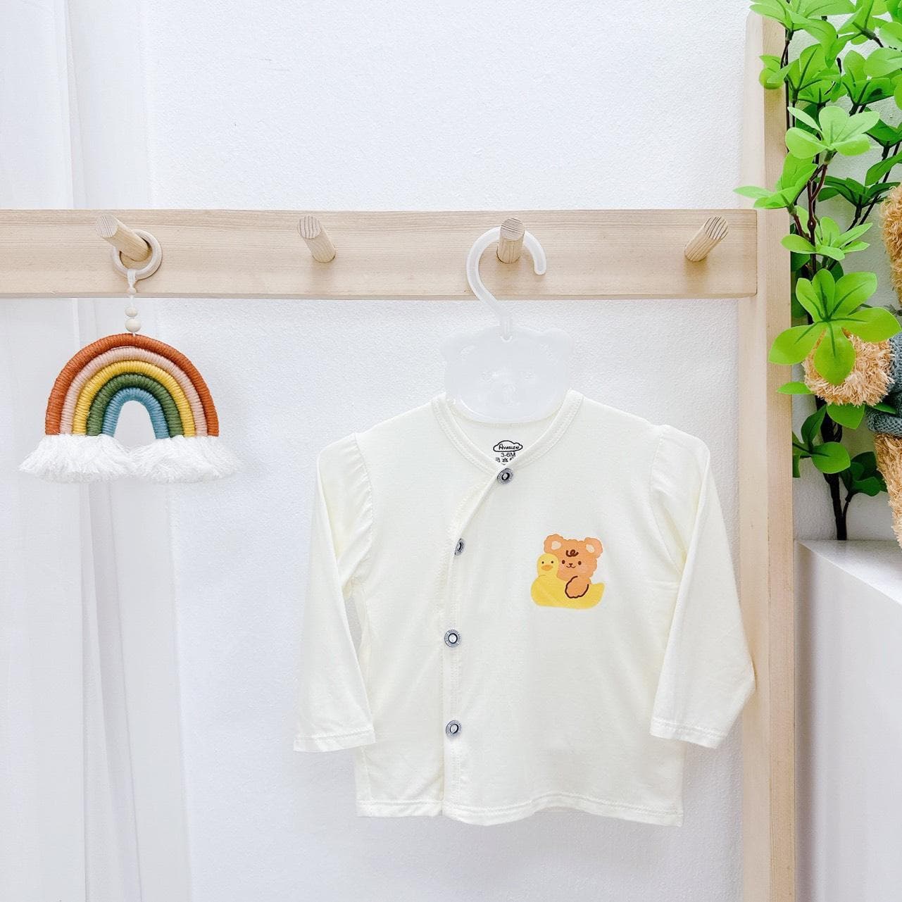 Combo 3-5 Áo Rời Dài Tay Pettit Cao Cấp Cho Bé Sơ Sinh - Chất Cotton Siêu Mềm, Mát - ảnh 7